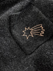 Rockett St George Charcoal Grey Doodles Knitted Lounge Trousers - Image 9 of 10