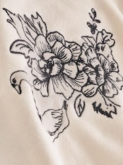 Rockett St George Ecru Tiger Tattoo Sweatshirt - Image 3 of 10