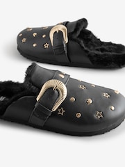 Rockett St George Black Icon Mule Slippers - Image 9 of 10