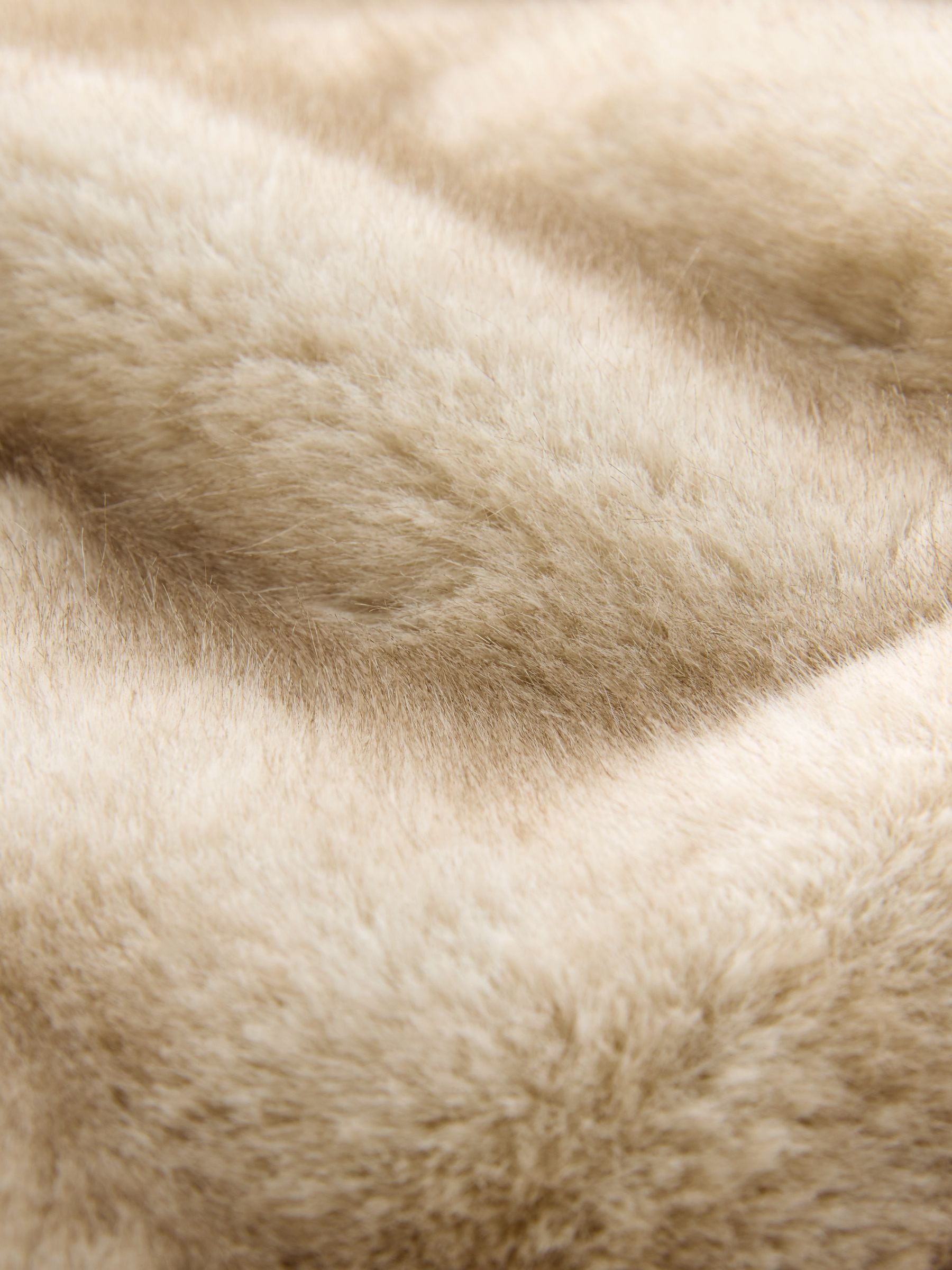 Buy White Hooded Zip Through Faux Fur Jacket from Next Canada