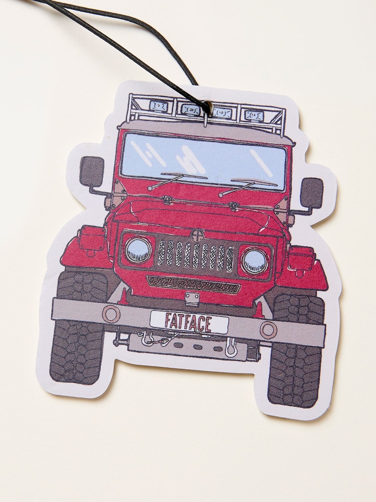 FatFace Red Off Roader Vanilla Car Air Freshener - Image 2 of 2 FatFace Red Off Roader Vanilla Car Air Freshener - Image 2 of 2