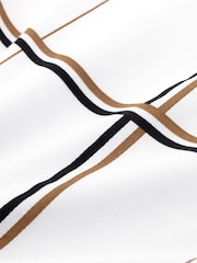 BOSS Home White Check Duvet Cover - Image 5 of 5