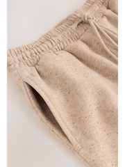 Neutral Neppy Textured Essential Wide Leg Jersey Joggers - Image 2 of 11