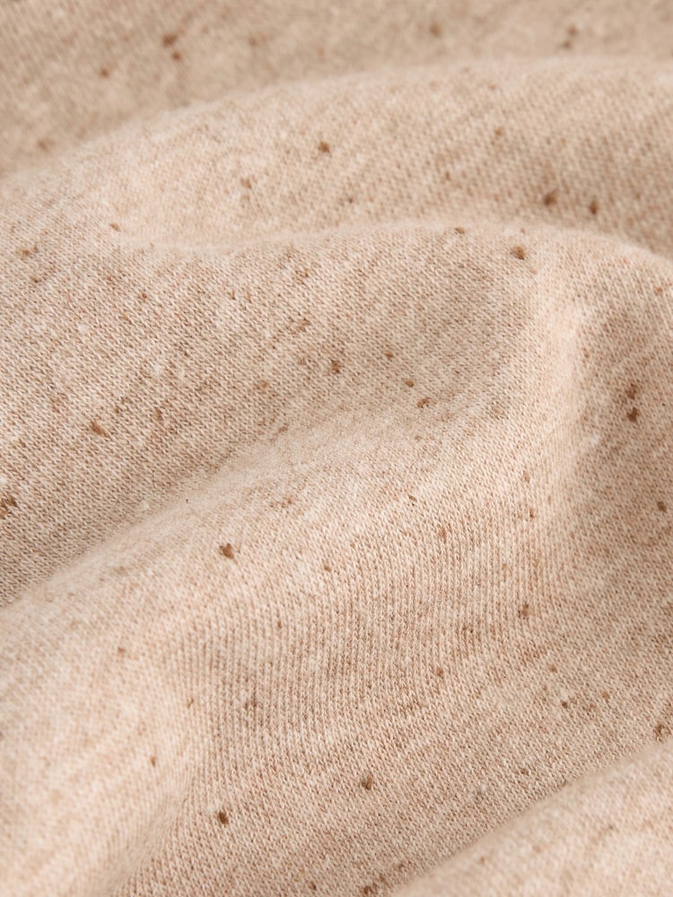 Neutral Neppy Textured Essential Wide Leg Jersey Joggers - Image 8 of 8