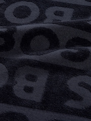 BOSS Home Black Font Beach Towel - Image 4 of 4