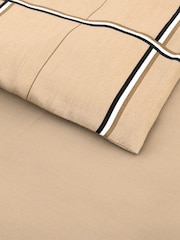 BOSS Home Beige Check Duvet Cover - Image 3 of 5