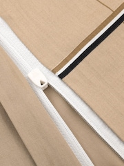 BOSS Home Beige Check Duvet Cover - Image 4 of 5
