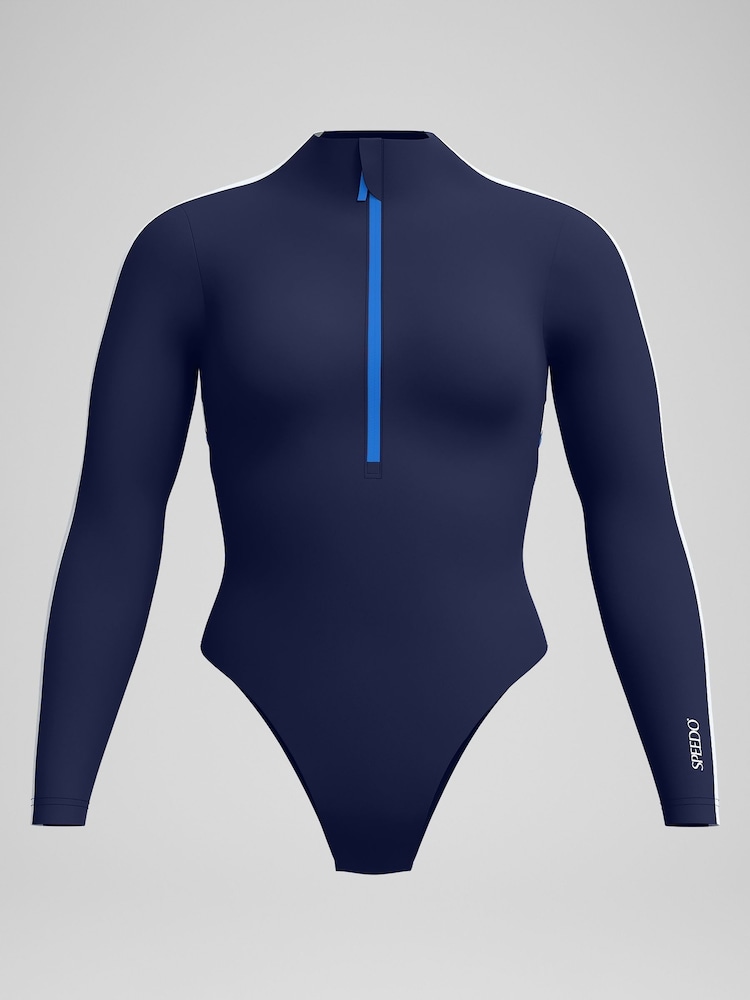 Speedo Womens Long Sleeve Zip Swimsuit - Imagen 6 de 6 Speedo Womens Long Sleeve Zip Swimsuit - Imagen 6 de 6