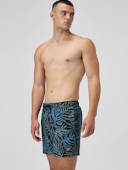 Speedo Black Mens Printed 16'' Redondo Edge Swim Shorts - Image 3 of 6