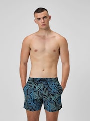 Speedo Black Mens Printed 16'' Redondo Edge Swim Shorts - Image 4 of 6