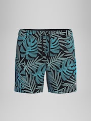 Speedo Black Mens Printed 16'' Redondo Edge Swim Shorts - Image 6 of 6