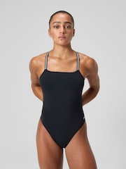 Speedo Black Active Back Swimsuit - Image 2 of 6
