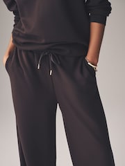 The Set Chocolate Brown Oversized Modal Zip Through Sweatshirt & Joggers Set - Image 8 of 11