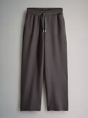 The Set Chocolate Brown Oversized Modal Zip Through Sweatshirt & Joggers Set - Image 9 of 11