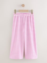 Pink Gingham Wide Leg Trousers (3-16yrs) - Image 4 of 7
