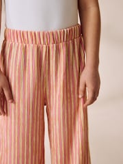 Pink Stripe Wide Leg Trousers (3-16yrs) - Image 5 of 5
