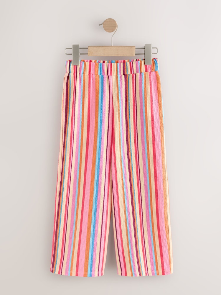 Multi Stripe Wide Leg Trousers (3-16yrs) - Image 1 of 4