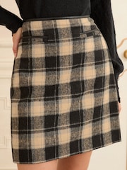 Love & Roses Brushed Mini Skirt - Slika 1 iz 4