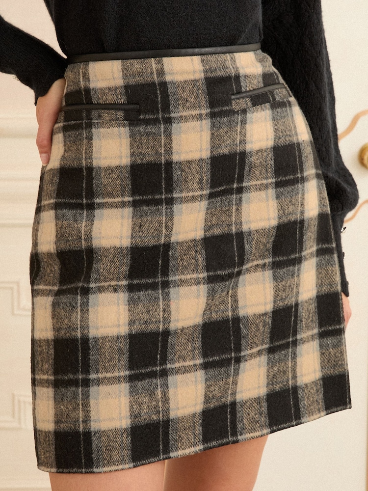 Love & Roses Brushed Mini Skirt - Slika 1 iz 4