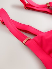 Watermelon Pink Shaping Tummy Control Swimsuit - Image 2 of 3