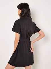 Apricot Black Buckle Cargo Dress - Image 4 of 5