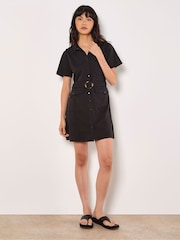 Apricot Black Buckle Cargo Dress - Image 5 of 5
