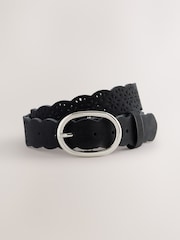 Black/Dark Laser Cut Belt - Image 1 of 3
