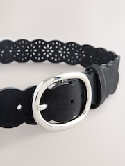 Black/Dark Laser Cut Belt - Image 3 of 3