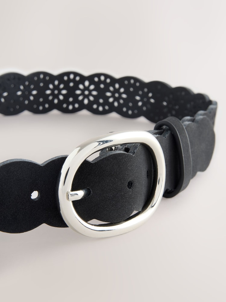 Black/Dark Laser Cut Belt - Image 3 of 3