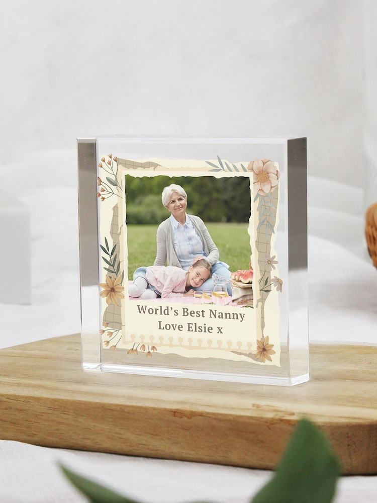 Personalised Photo Upload Crystal Ornament by PMC - Image 1 of 3