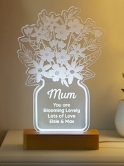 Personalised Flower Vase LED Light by PMC - Image 2 of 4