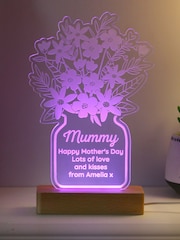 Personalised Flower Vase LED Light by PMC - Image 4 of 4