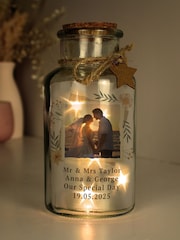 Personalised Photo Upload LED Light Up Jar by PMC - Image 2 of 4
