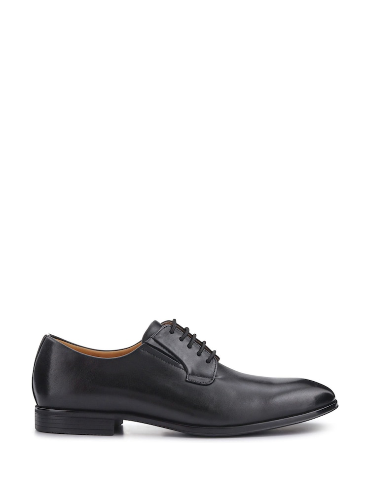 Jones Bootmaker Manson Leather Oxfords Black Shoes - Slika 2 iz 6