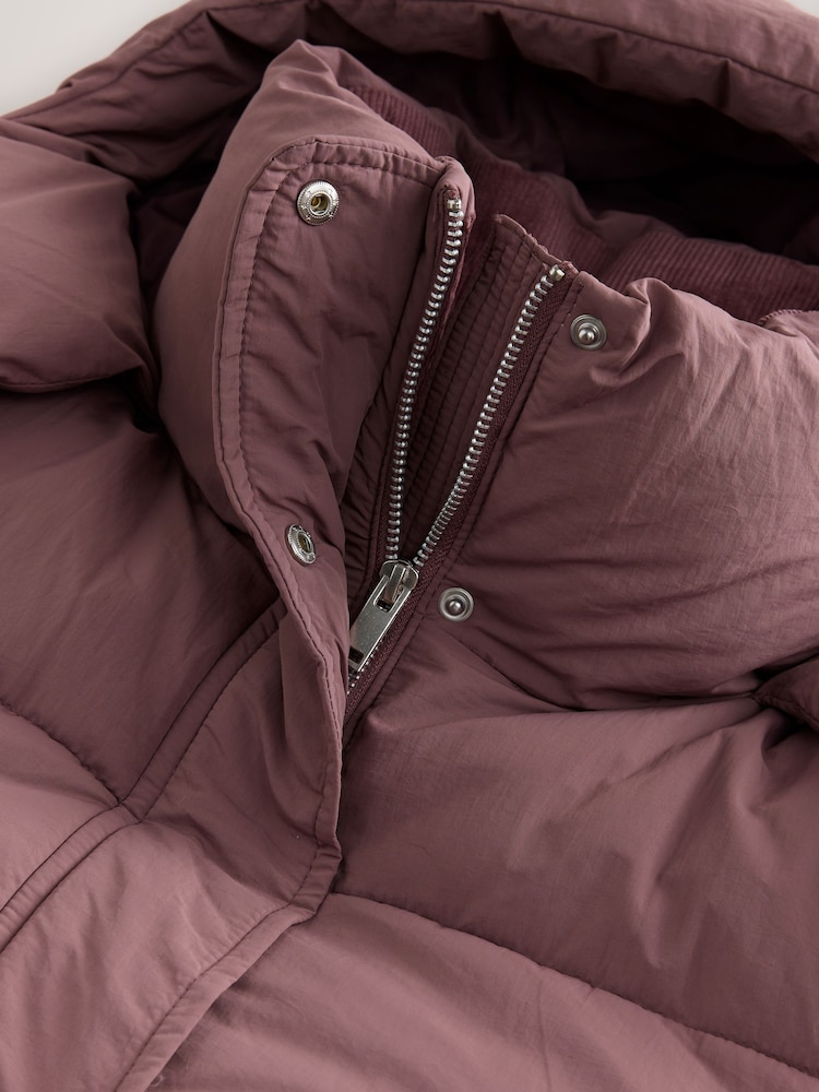 Rose Pink Long Padded Coat - Image 8 of 8 Rose Pink Long Padded Coat - Image 8 of 8