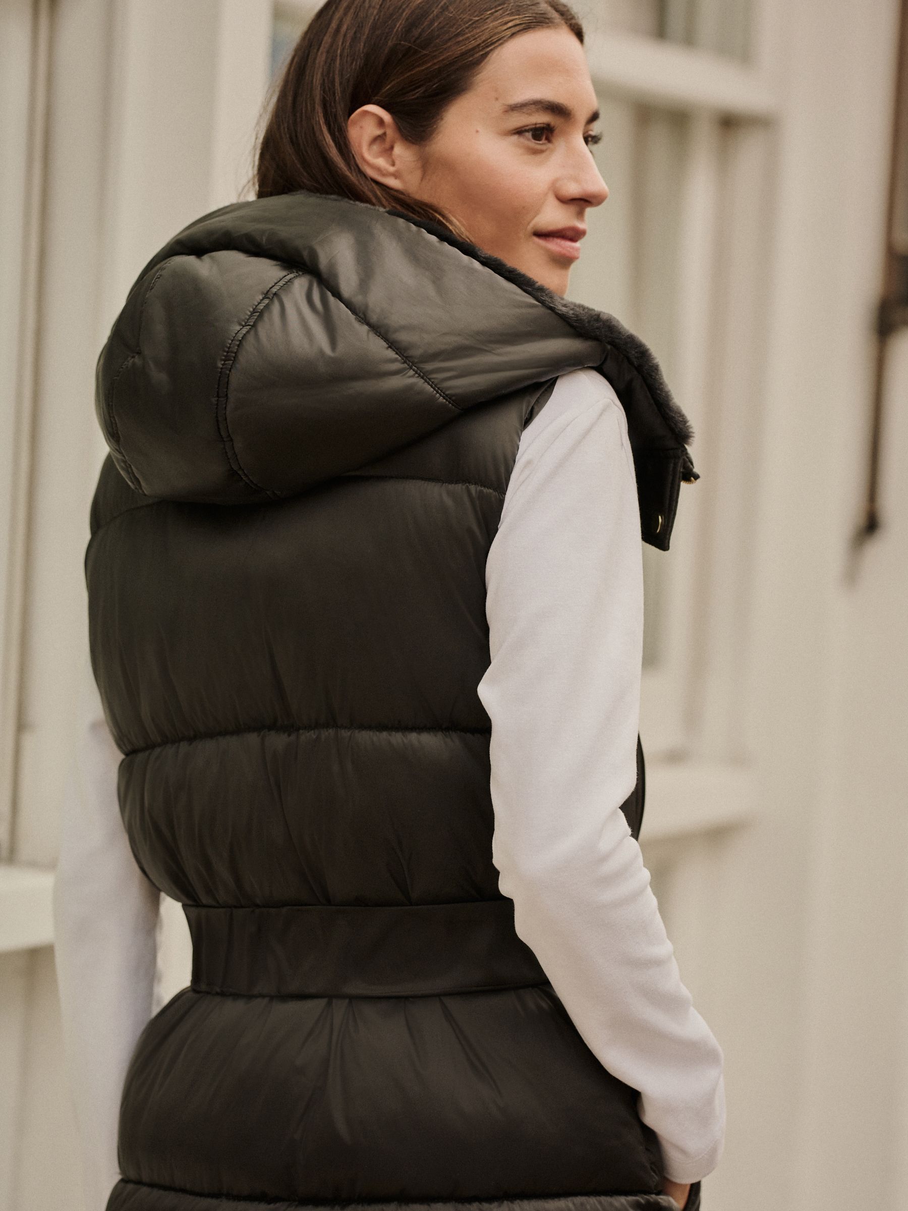 Buy Black Padded Gilet from the Next UK online shop