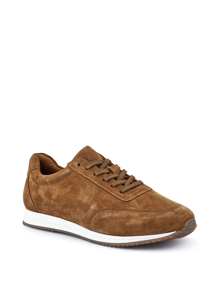 Jones Bootmaker Southend2 Leather Trainers - Image 2 of 5