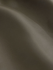 Green N. Premium Real Leather Biker Jacket - Image 4 of 4