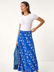 SaiasRoman com floral em diagonal  Print - Imagem 2 de 5