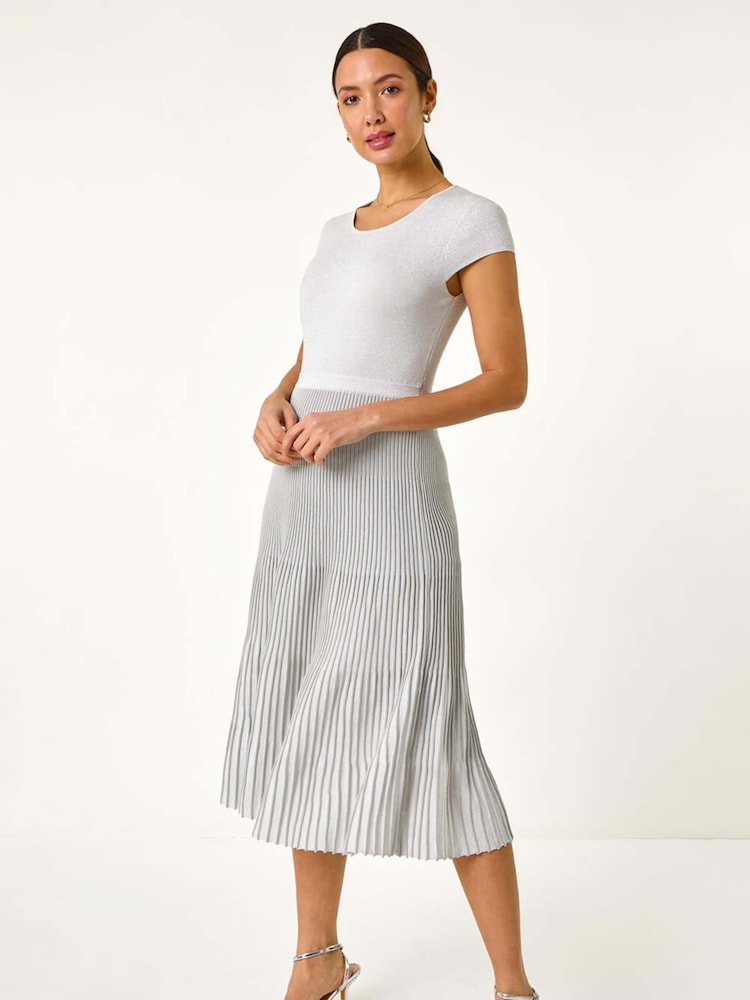Roman Shimmer Knit Pleated Dress - Bild 2 von 5 Roman Shimmer Knit Pleated Dress - Bild 2 von 5