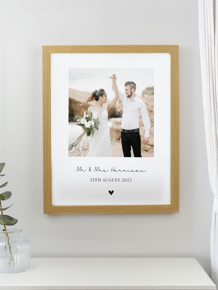 Personalised Photo Upload Framed Print by PMC - Image 1 of 3