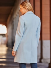 Sosandar Blue Formal Coat - Image 4 of 5