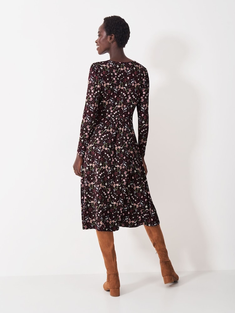 Crew Clothing Rita Polka Dot Tie-Detail Dress - Imagen 2 de 5 Crew Clothing Rita Polka Dot Tie-Detail Dress - Imagen 2 de 5