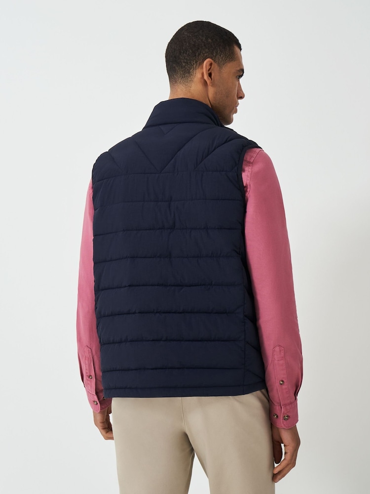 Crew Clothing Blue Bramham Gilet - Image 2 of 6