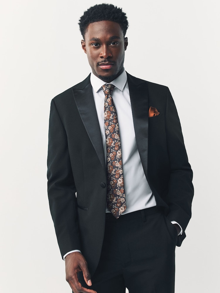 Orange Tie and Pocket Square Set - Image 2 of 7