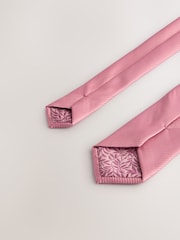 Light Pink Tie and Pocket Square Set - Image 3 of 4