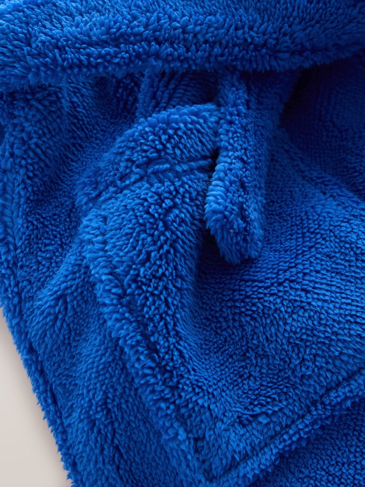 Kobaltblau - Fleece-Bademantel (1.5–16Jahre) - Bild 4 von 4 Kobaltblau - Fleece-Bademantel (1.5–16Jahre) - Bild 4 von 4