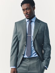 Bright Blue Textured Ties And Clips 2 Pack - Image 2 of 6