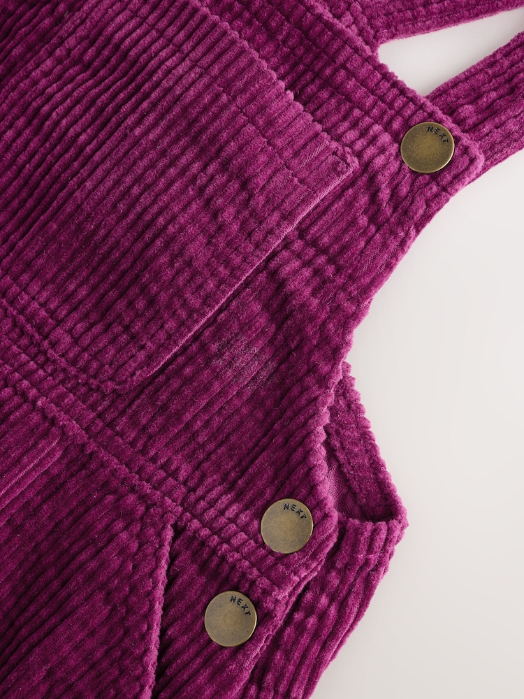 Buy Burgundy Red Cord Pinafore Dress (3mths-8yrs) from Next Republic of  Moldova