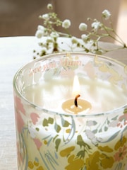 Orange Blossom Mothers Day Mum Floral Candle - Image 2 of 5